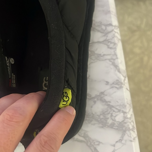 UGG  Black Quilted Slippers - Picture 4 of 11